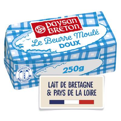 Paysan Breton Beurre doux moulé, 250g