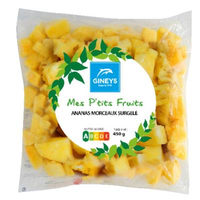 Gineys Ananas en morceaux, 450g