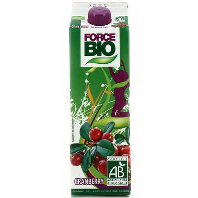 Force Bio Jus à la cranberry Bio, 1L