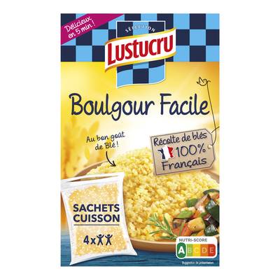 Lustucru Boulgour Facile Sachet Cuisson, 4x90g