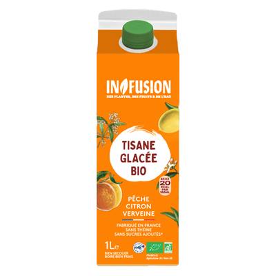 3700749300481 - In Fusion - Infusion glacée bio, pêche - verveine - citron