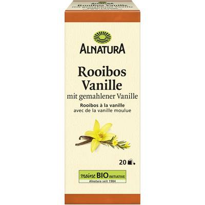 Alnatura Infusion de Rooibos avec de la Vraie Vanille Bio - 20 Sachets, 30g