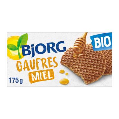 Bjorg Gaufres au miel Bio, 175g