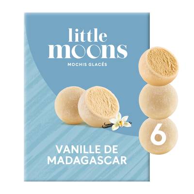 Little Moons Mochi vanille de Madagascar, 6 mochis - 192g