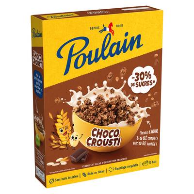 Poulain Céréales Choco Croustil, 375g