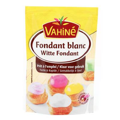 Vahine Glaçage fondant blanc, 125g