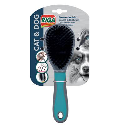 Riga Brosse double pour Chien et Chat