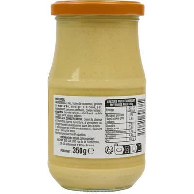 3596710306381 - Auchan - Moutarde Mi Forte