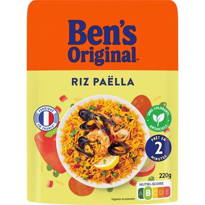 Ben's Original Riz Micro-Onde Express Façon Paëlla, 220g