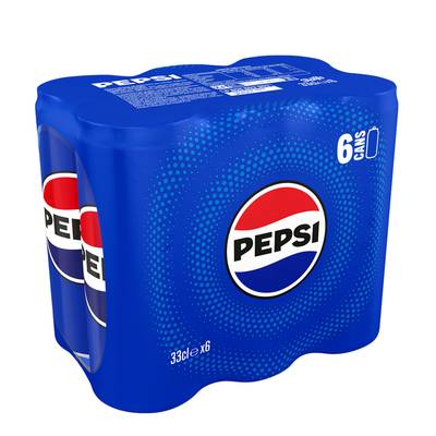 Pepsi Soda Cola, 6x33cl
