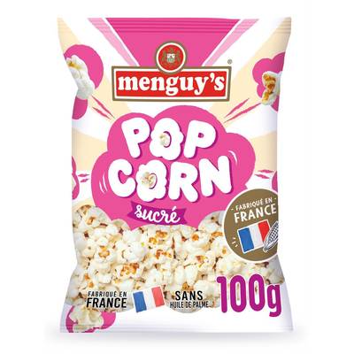 Menguy's Pop Corn Sucré, 100g