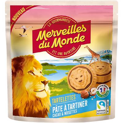 Merveilles du monde Tartelette Pâte à Tartiner, 180g