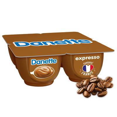 Danette Crème Dessert Café Expresso, 4x125g
