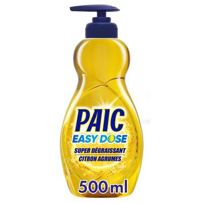 Paic Liquide vaisselle Citron Super Dégraissant Easy Dose, 500ml