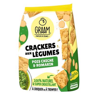 3770015053182 - Graam - Crackers Pois Chiche et Romarin