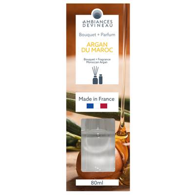 Ambiances Devineau Bouquet Argan du Maroc + recharge parfum, 80ml
