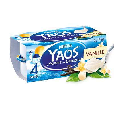 Nestlé Yaourt à la Grecque Vanille, 4x125g