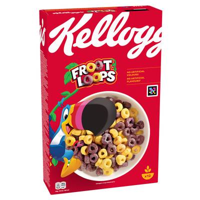 Kellogg's Céréales aux fruits Froot loops, 375g