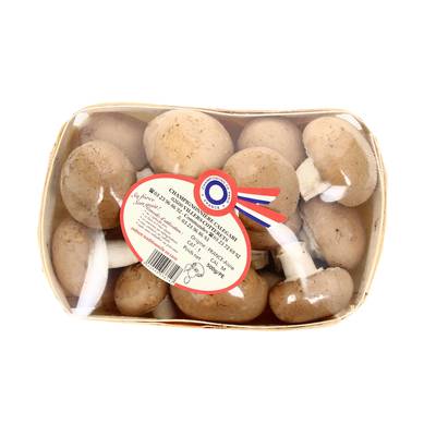 Calegari Champignon moyen rosé, Barquette de 500g
