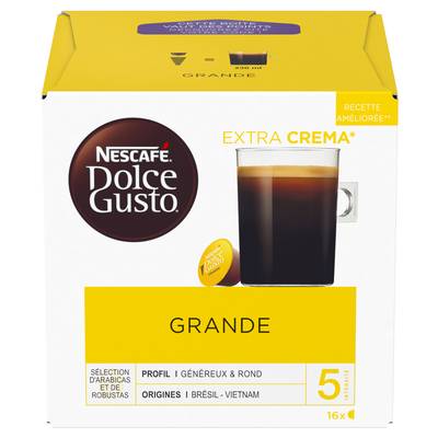 Nescafe Dolce Gusto Café Grande Intensité 5, 16 capsules