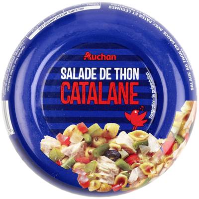 Auchan Salade catalane au thon, 250g