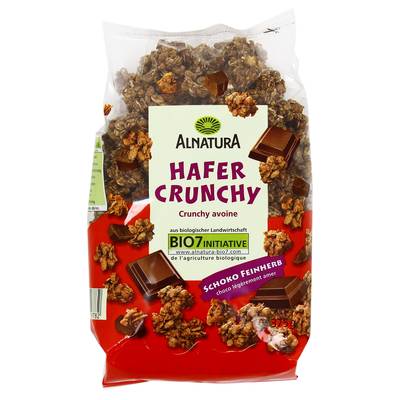 Alnatura Crunchy avoine chocolat bio, 375g