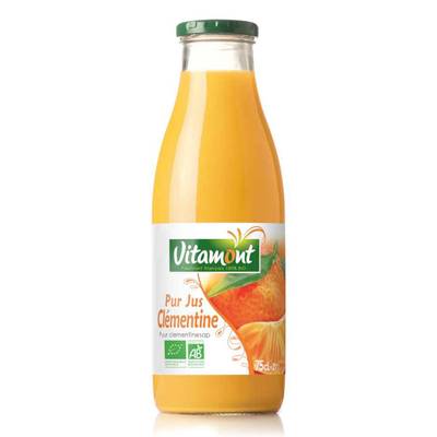 Vitamont Pur jus de clémentine bio, 75cl