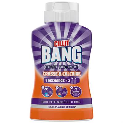 Cillit Bang Recharge Nettoyant Surfaces Expert Crasse & Calcaire, 200ml
