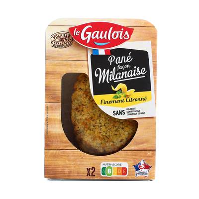 Le Gaulois Panés de Volaille façon Milanaise, 2x100g