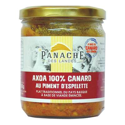 Panache Des Landes Axoa de canard au piment d'Espelette, 350g