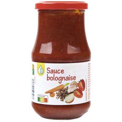 Pouce Sauce bolognaise Boeuf et Porc en bocal, 420g
