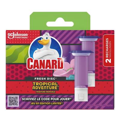 Canard Fresh Recharge Fresh Disc tropical, 2 pièces