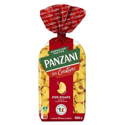 Panzani Pâtes Pipe Rigate, 500g