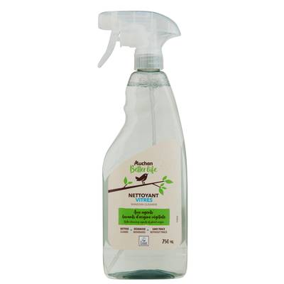 Auchan Better Life Spray nettoyant vitres, 750ml