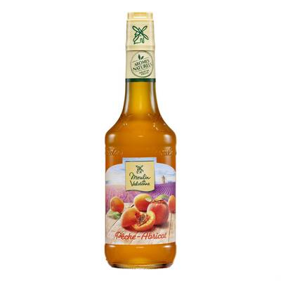 Moulin de Valdonne Sirop de Pêche - Abricot, 70cl