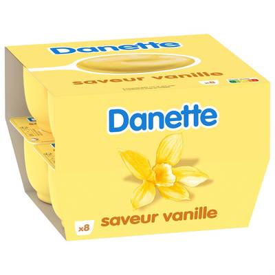 Danette Crème dessert vanille, 8x125g