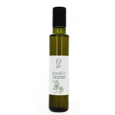 Abbaye De Rieunette Huile d'Olive et de Colza aromatisée au  Basilic Bio, 25cl