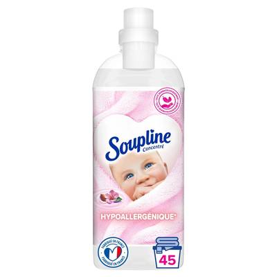 Soupline Adoucissant Concentré Hypoallergénique Au Lait D'Amande Douce, 1L