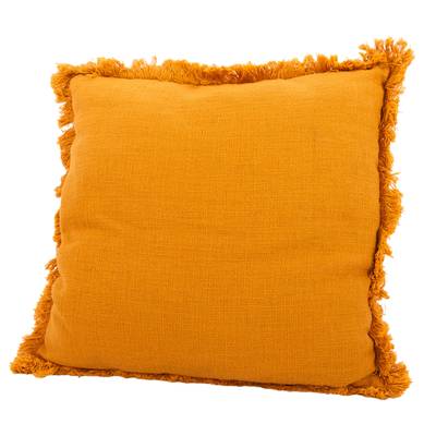 Point virgule Coussin décoratif ocre, 45 x 45 cm