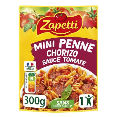 Zapetti Mini Penne Chorizo Doux, 300g