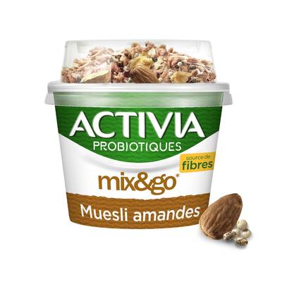 Activia Yaourt bifidus muesli amandes quinoa chia, 170g