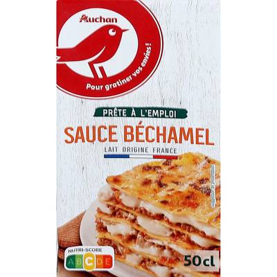 Auchan Sauce béchamel UHT, 50cl