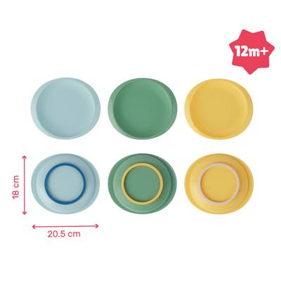 3661276174184 - Badabulle - Assiettes anti-dérapantes