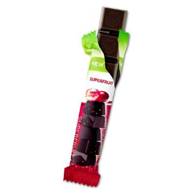 NewTree Barre Chocolat Noir 72% au Fruit Bio, 30g