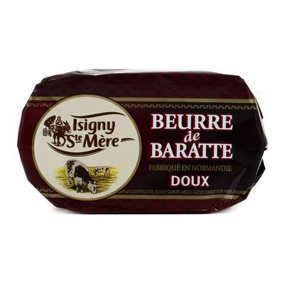 Isigny Ste mère Beurre de baratte doux, 250g