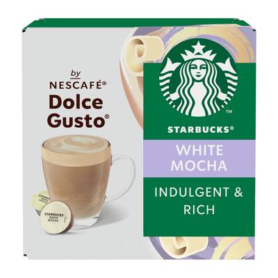 Starbucks by Nescafé Dolce Gusto White Mocha Nescafe Dolce Gusto, 12 capsules