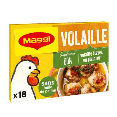 Maggi Bouillon Kub volaille - 18 Cubes, 18x10g