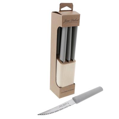 Jean Dubost 6 couteaux steak LINE ECO RESPONSABLE Gris