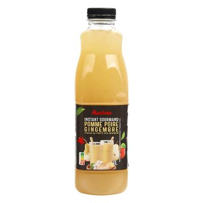 Auchan Nectar pomme poire gingembre, 1L