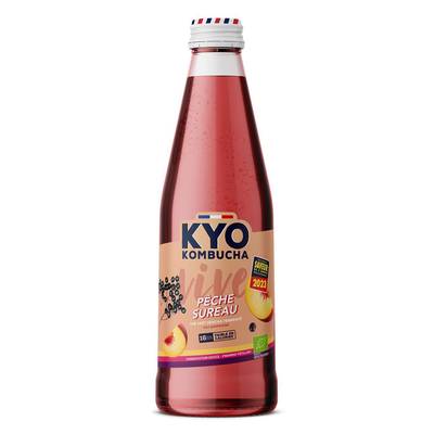 Kyo Kombucha Bio Pêche Sureau, 50cl